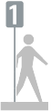 im Pflaster / Gehweg / Wanderweg