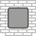 Flache Wand